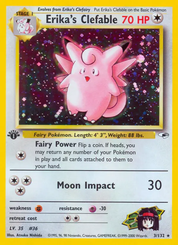 Erika's Clefable, Gym Heroes #3