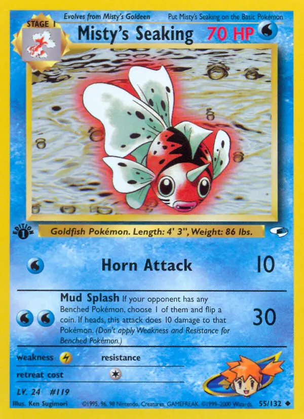 Misty's Seaking, Gym Heroes #55