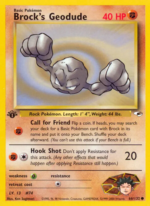 Brock's Geodude, Gym Heroes #66
