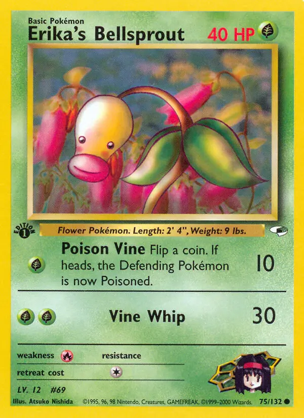 Erika's Bellsprout, Gym Heroes #75