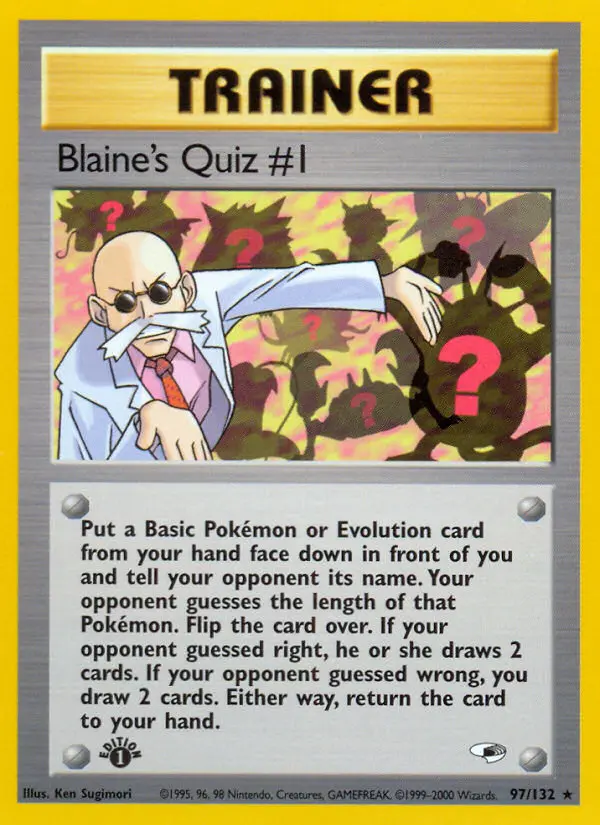 Blaine's Quiz #1, Gym Heroes #97