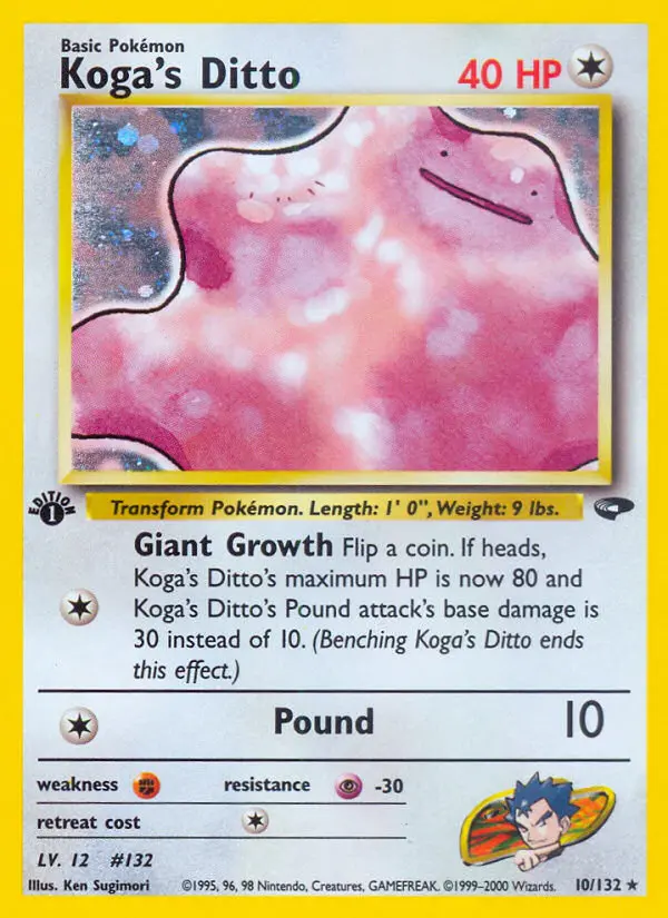 Koga's Ditto, Gym Challenge #10