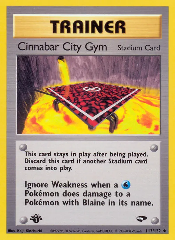 Cinnabar City Gym, Gym Challenge #113