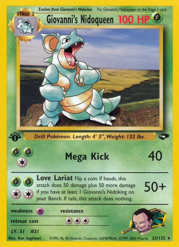 Giovanni's Nidoqueen, Gym Challenge #23