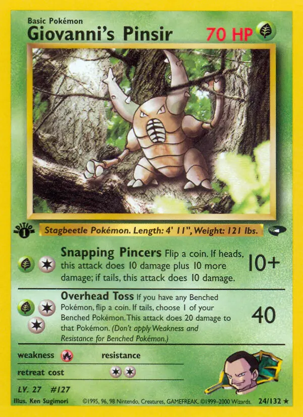 Giovanni's Pinsir, Gym Challenge #24