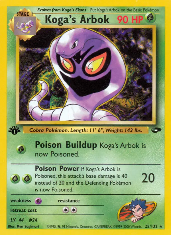 Koga's Arbok, Gym Challenge #25