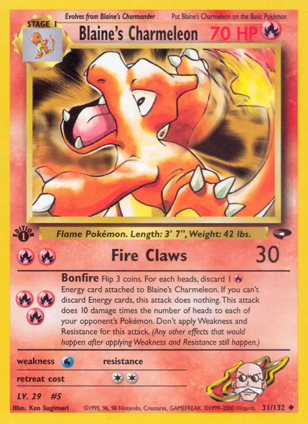 Blaine's Charmeleon, Gym Challenge #31