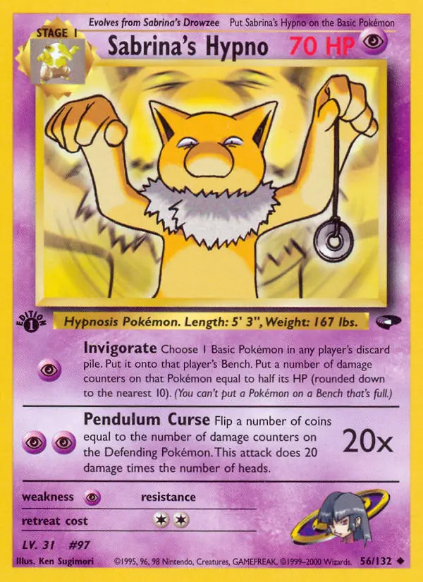 Sabrina's Hypno, Gym Challenge #56