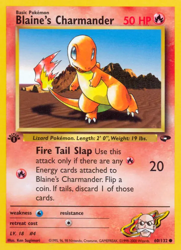 Blaine's Charmander, Gym Challenge #60