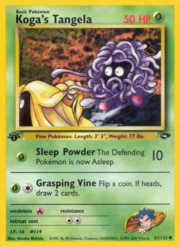 Koga's Tangela, Gym Challenge #81