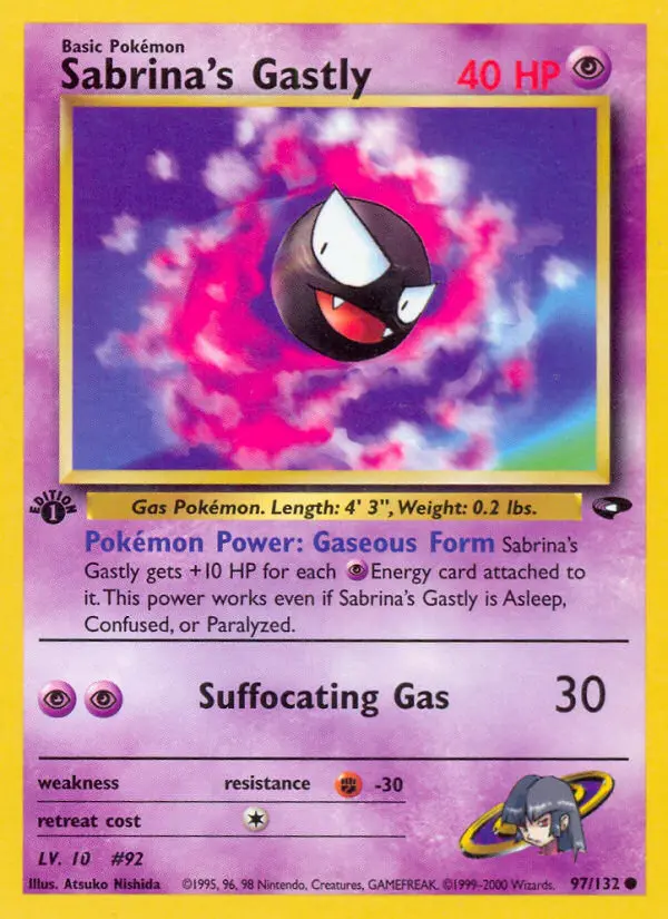 Sabrina's Gastly, Gym Challenge #97