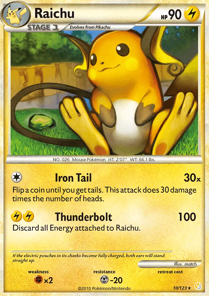 Raichu, HeartGold SoulSilver #10