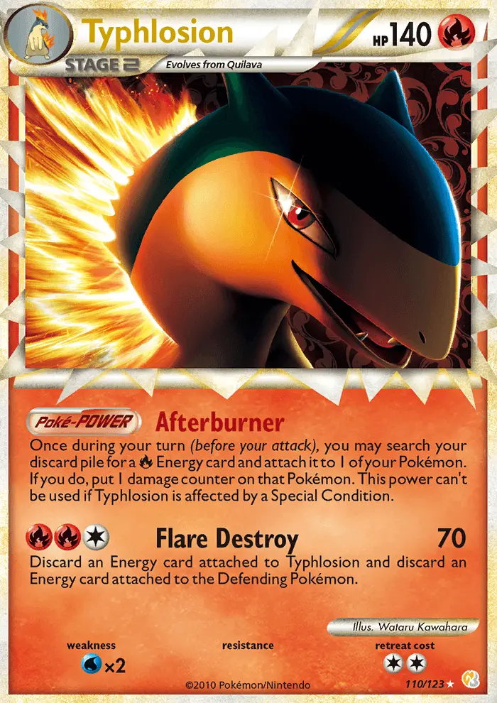 Typhlosion, HeartGold SoulSilver #110