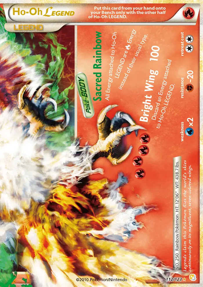 Ho-Oh LEGEND, HeartGold SoulSilver #112