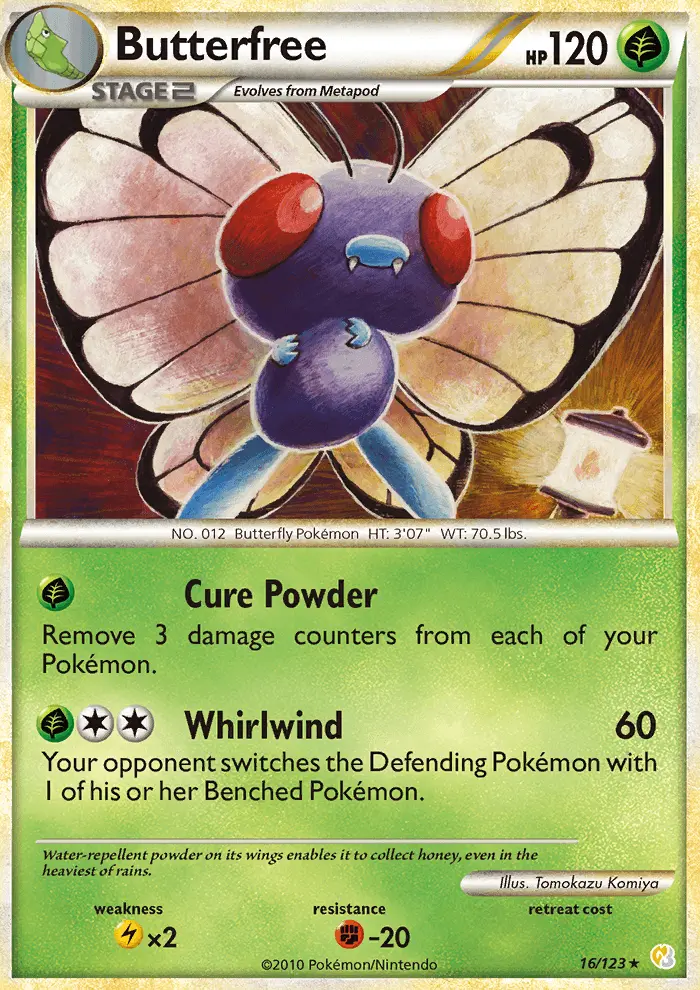 Butterfree, HeartGold SoulSilver #16