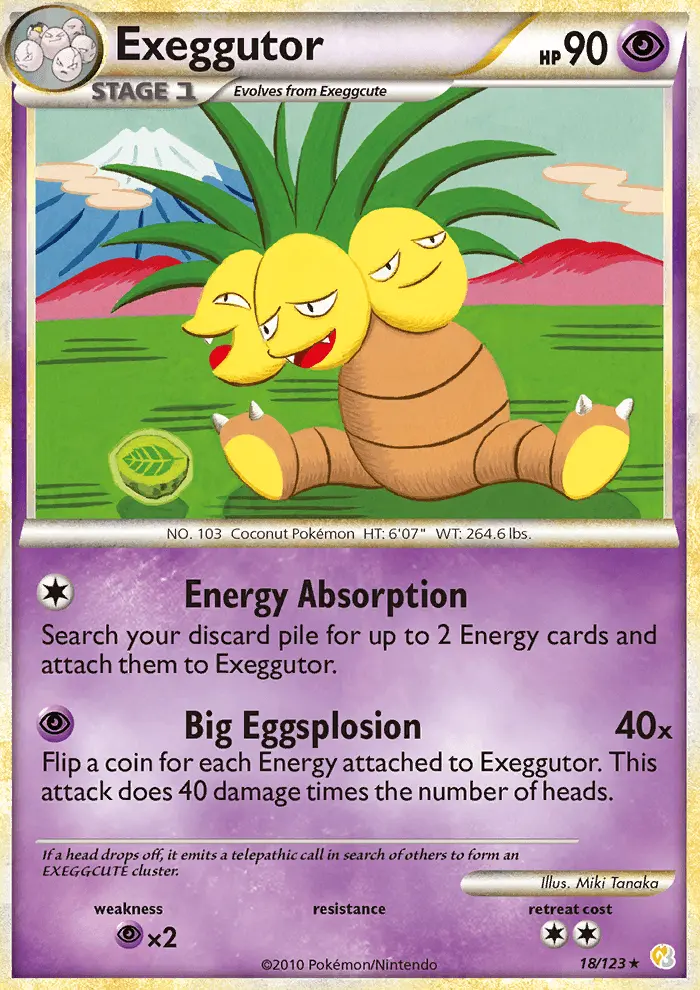 Exeggutor, HeartGold SoulSilver #18