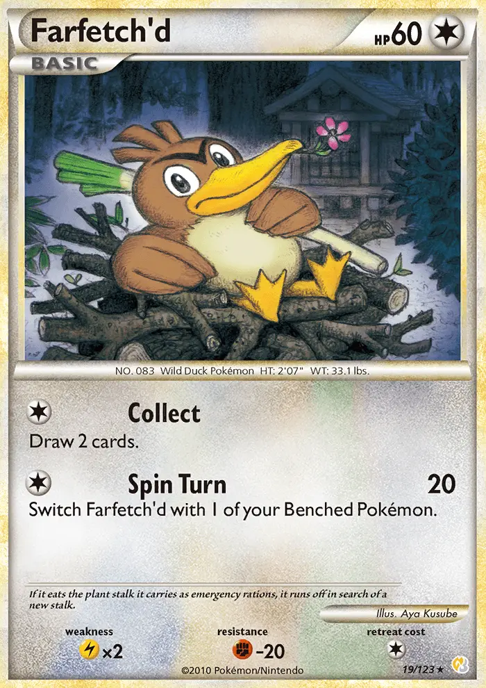 Farfetch’d, HeartGold SoulSilver #19