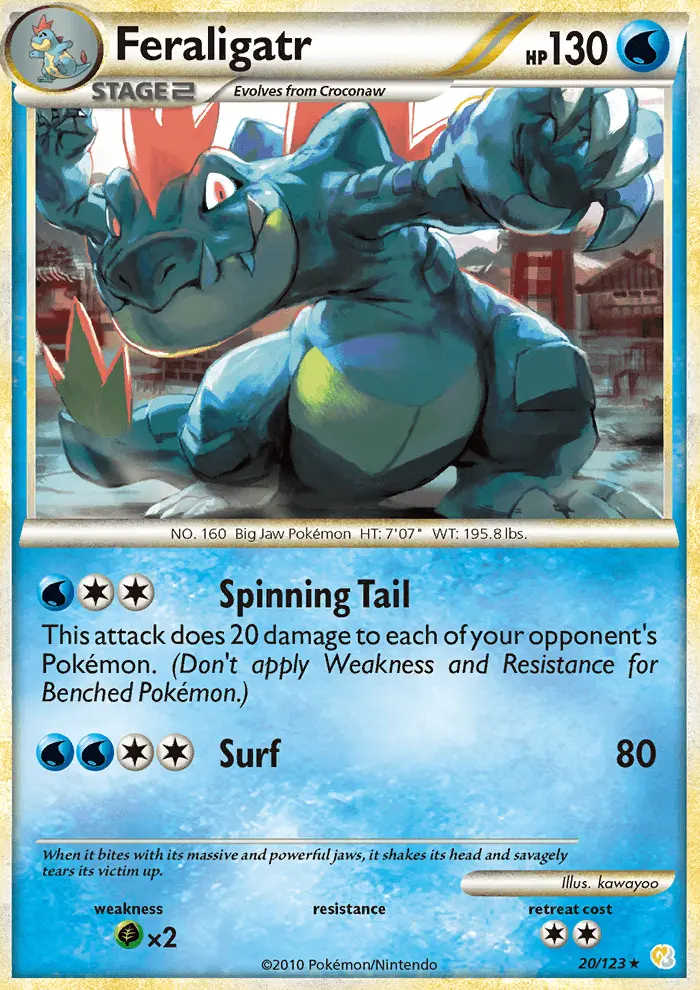 Feraligatr, HeartGold SoulSilver #20