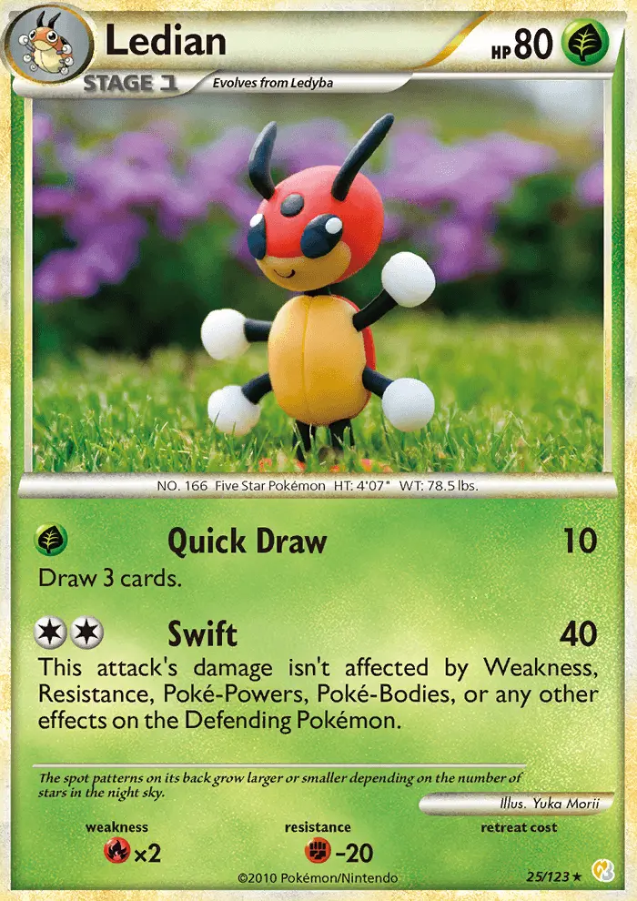 Ledian, HeartGold SoulSilver #25