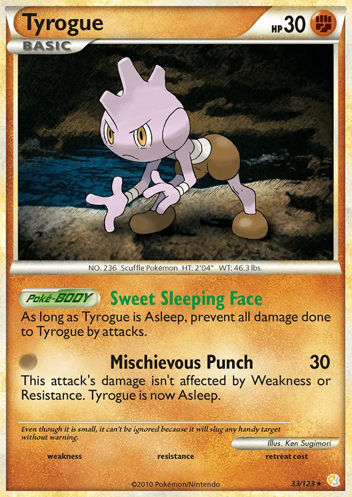 Tyrogue, HeartGold SoulSilver #33