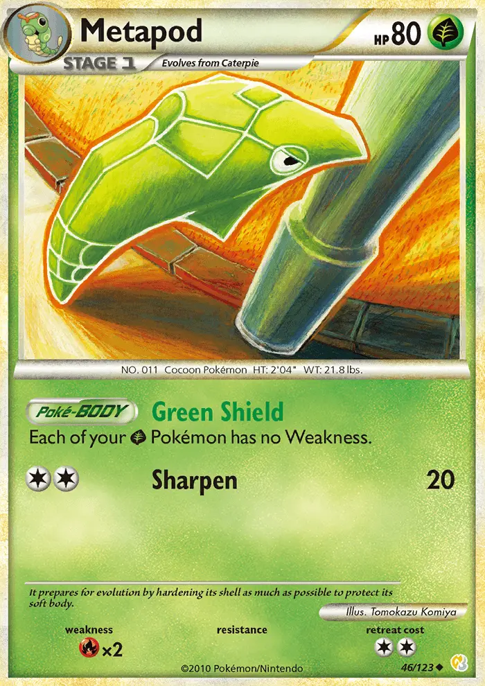 Metapod, HeartGold SoulSilver #46
