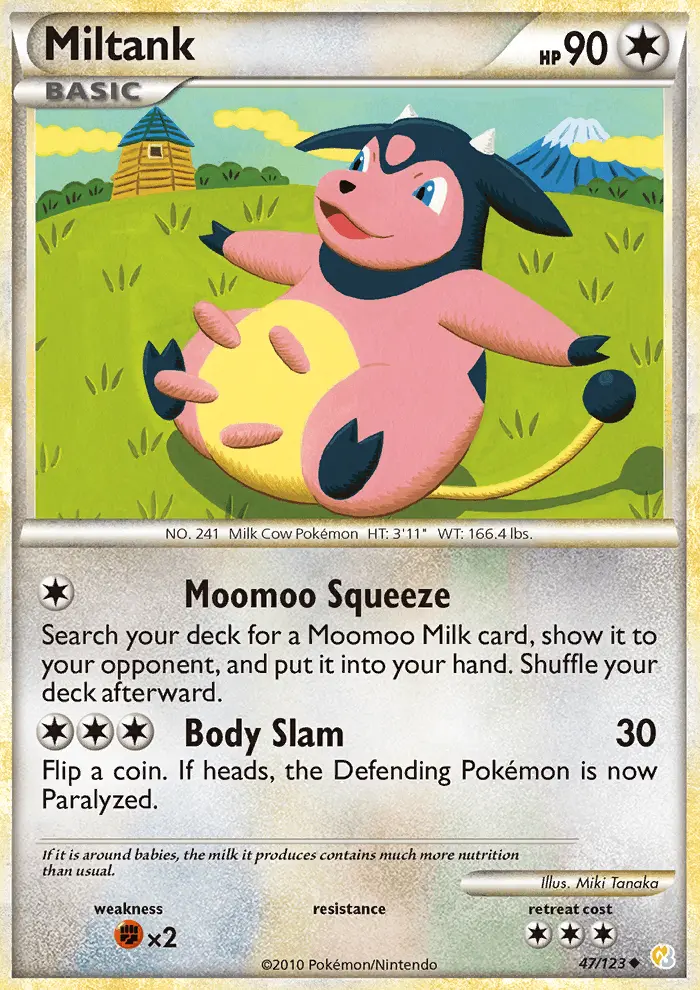 Miltank, HeartGold SoulSilver #47