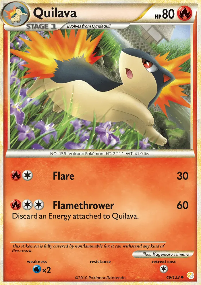 Quilava, HeartGold SoulSilver #49