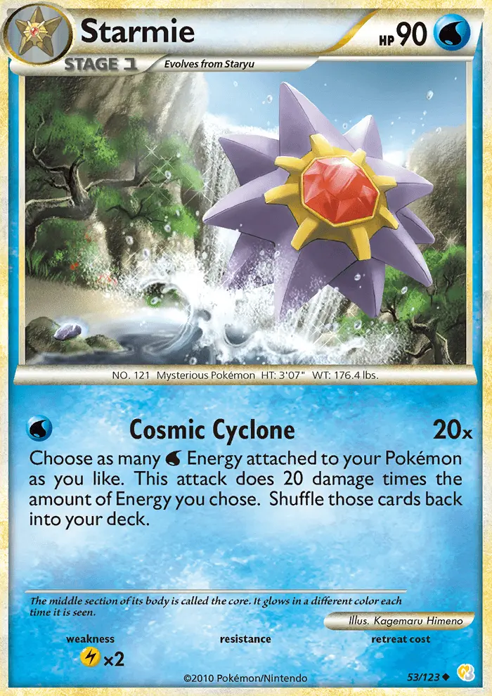 Starmie, HeartGold SoulSilver #53