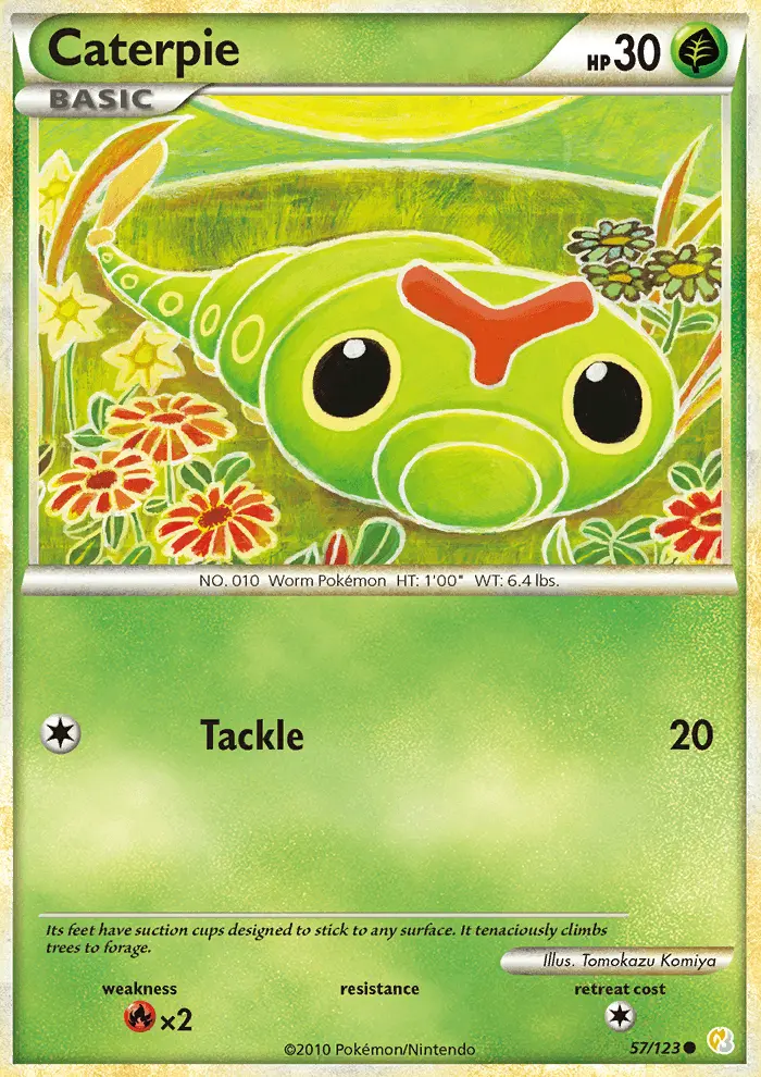 Caterpie, HeartGold SoulSilver #57
