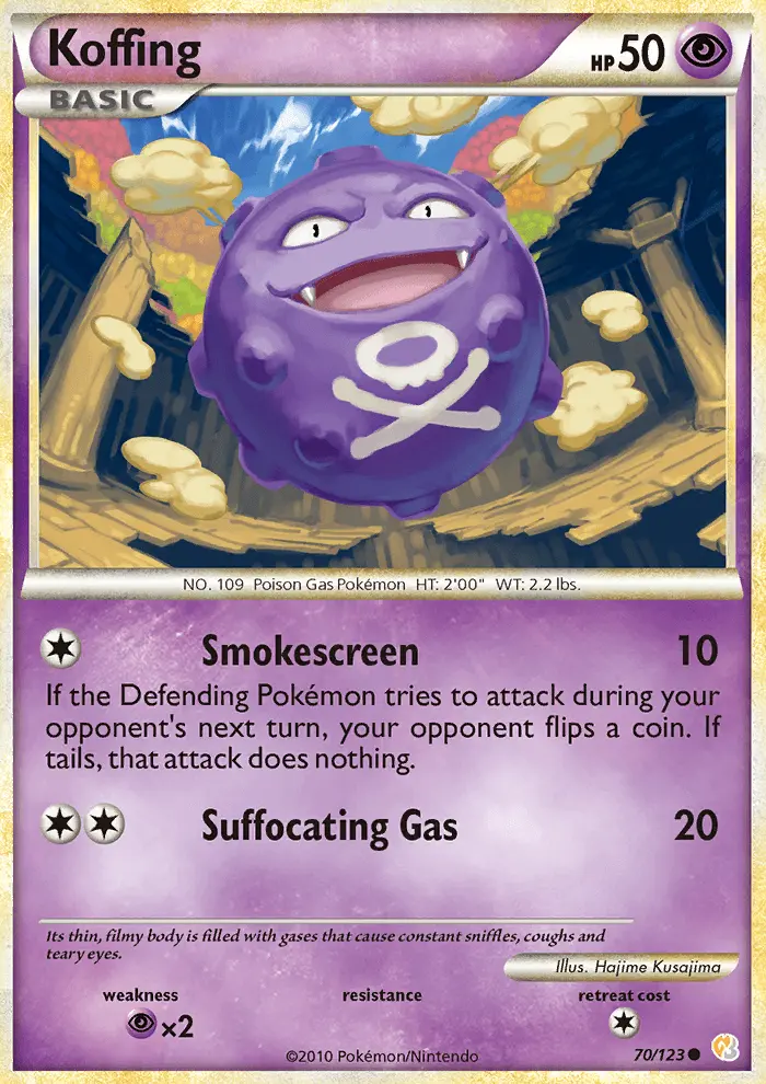 Koffing, HeartGold SoulSilver #70