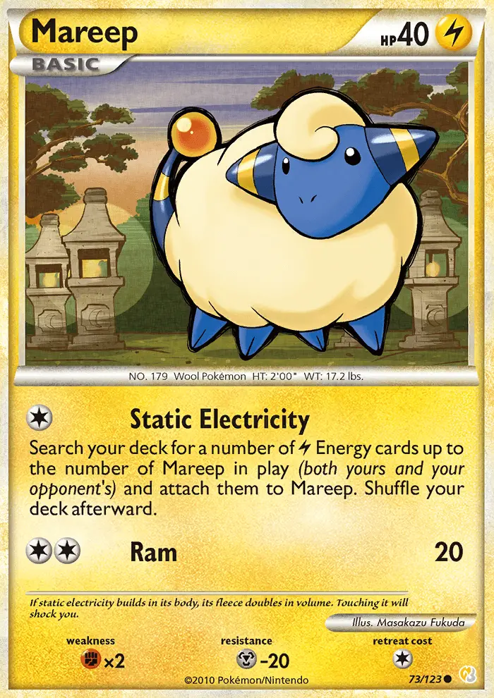 Mareep, HeartGold SoulSilver #73