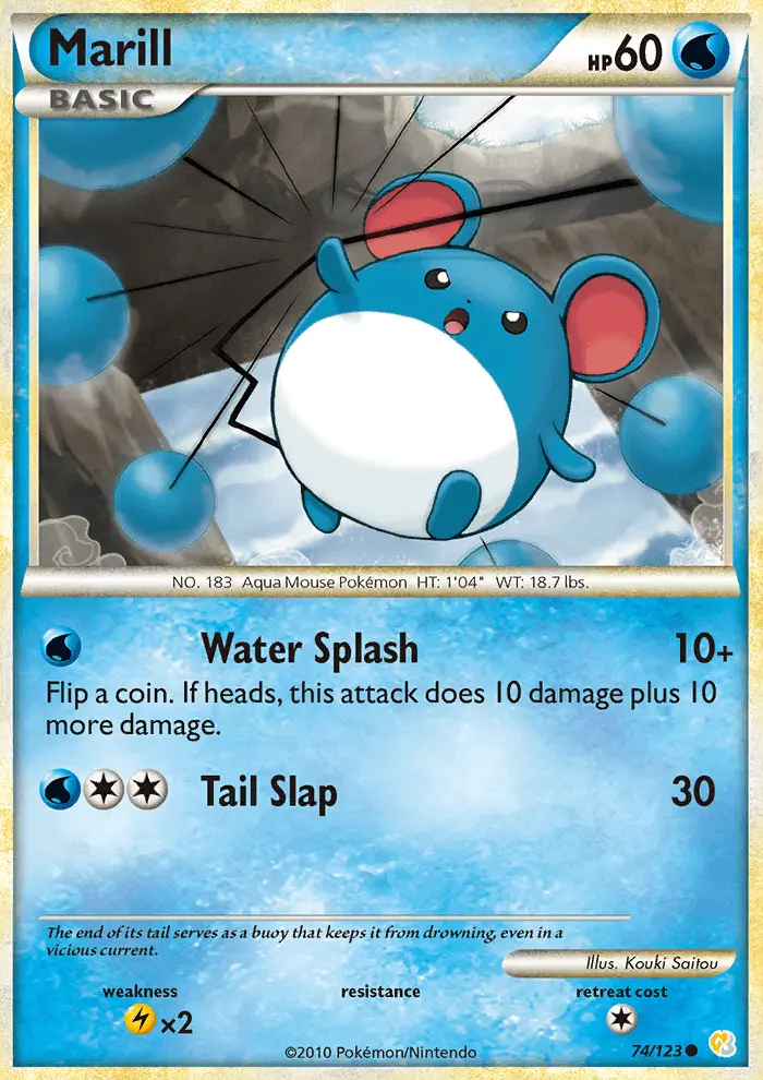 Marill, HeartGold SoulSilver #74