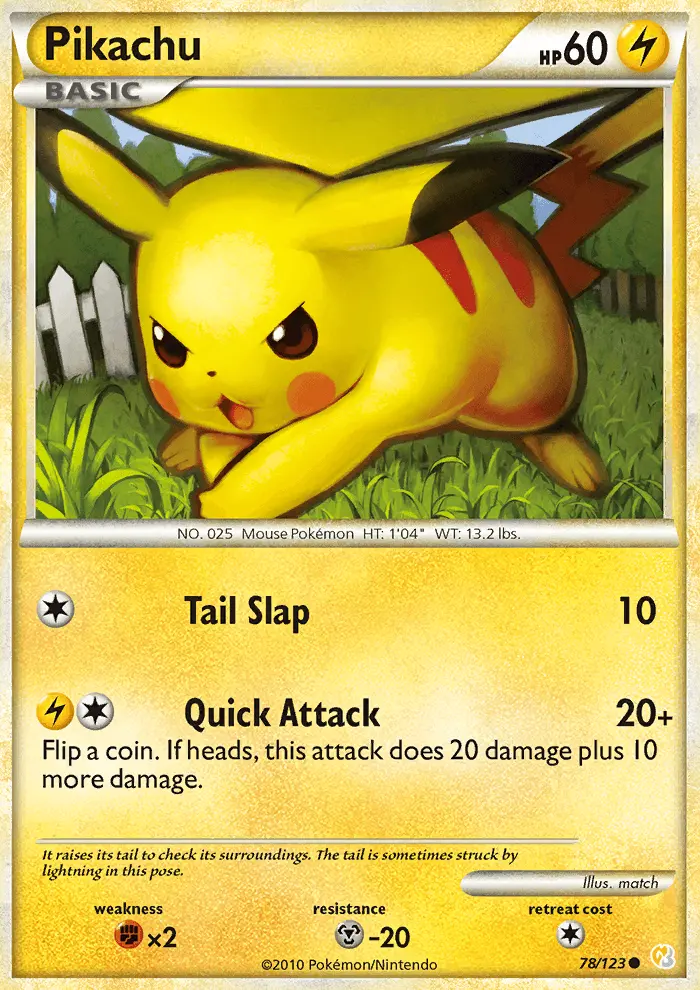 Pikachu, HeartGold SoulSilver #78
