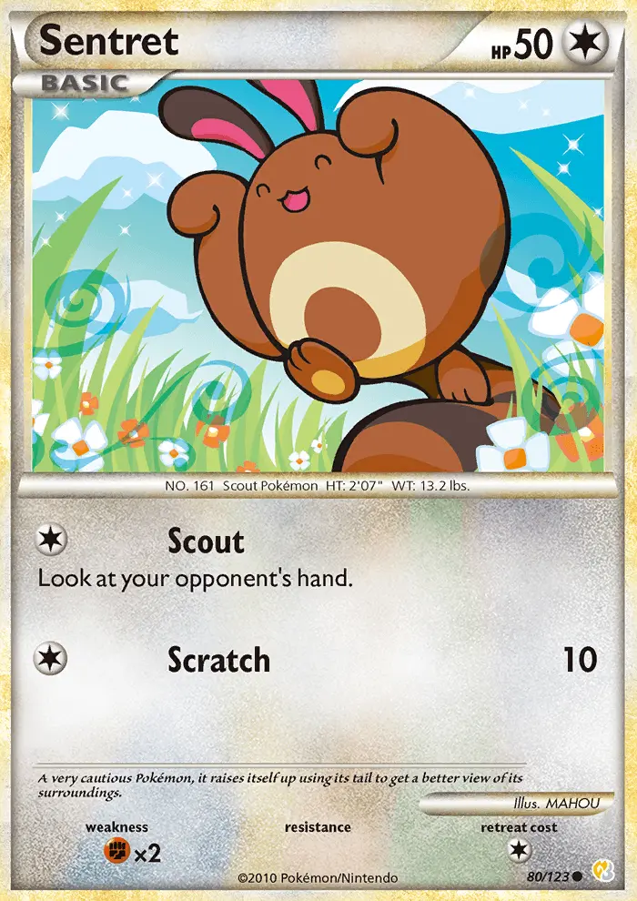 Sentret, HeartGold SoulSilver #80