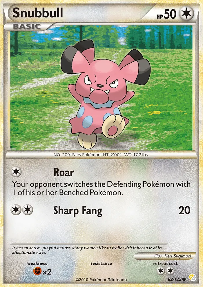 Snubbull, HeartGold SoulSilver #82