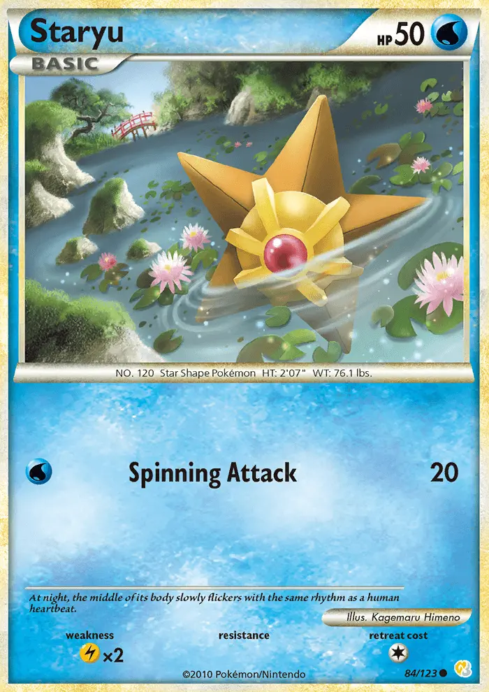 Staryu, HeartGold SoulSilver #84