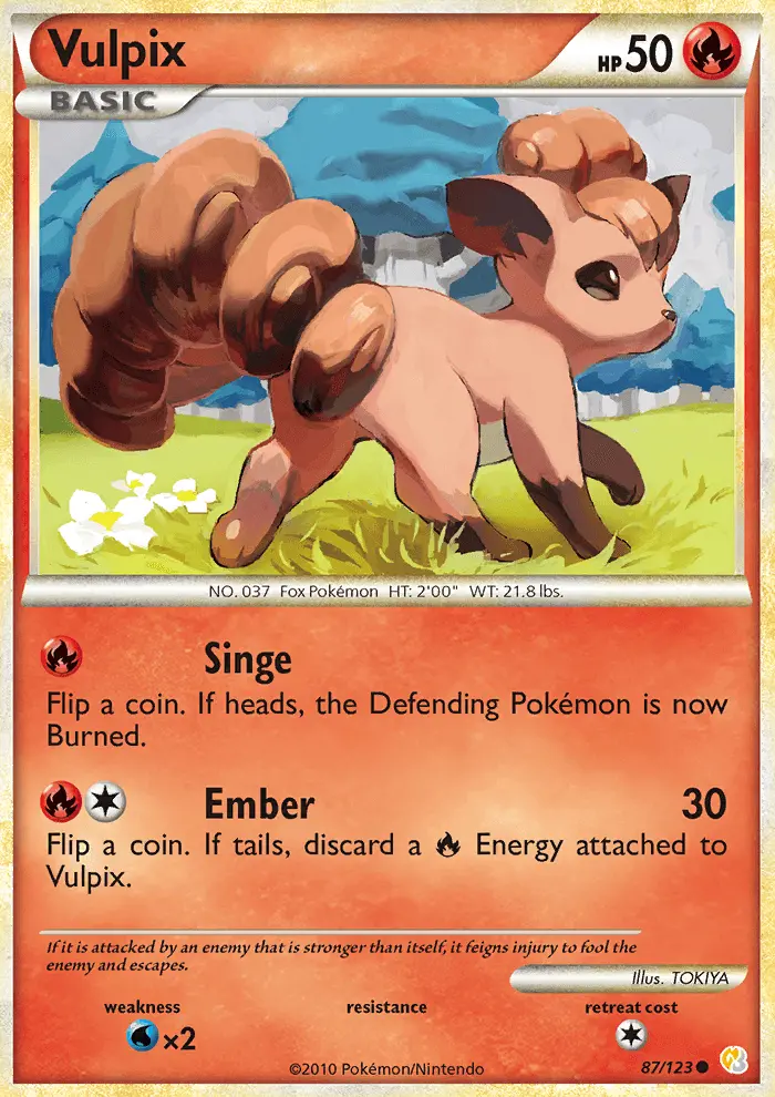 Vulpix, HeartGold SoulSilver #87
