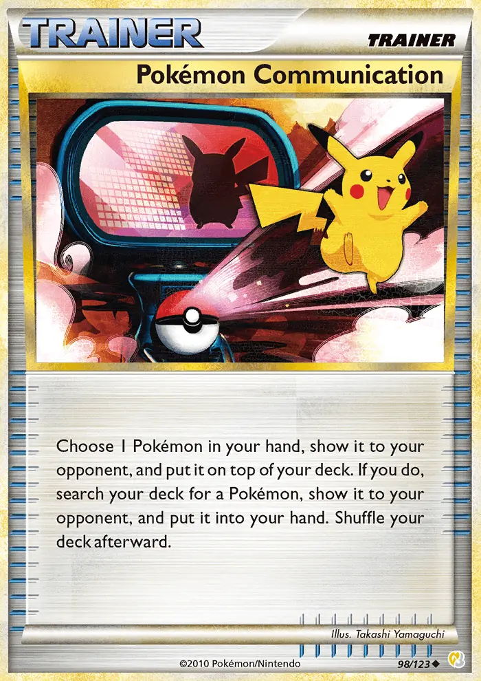 Pokémon Communication, HeartGold SoulSilver #98