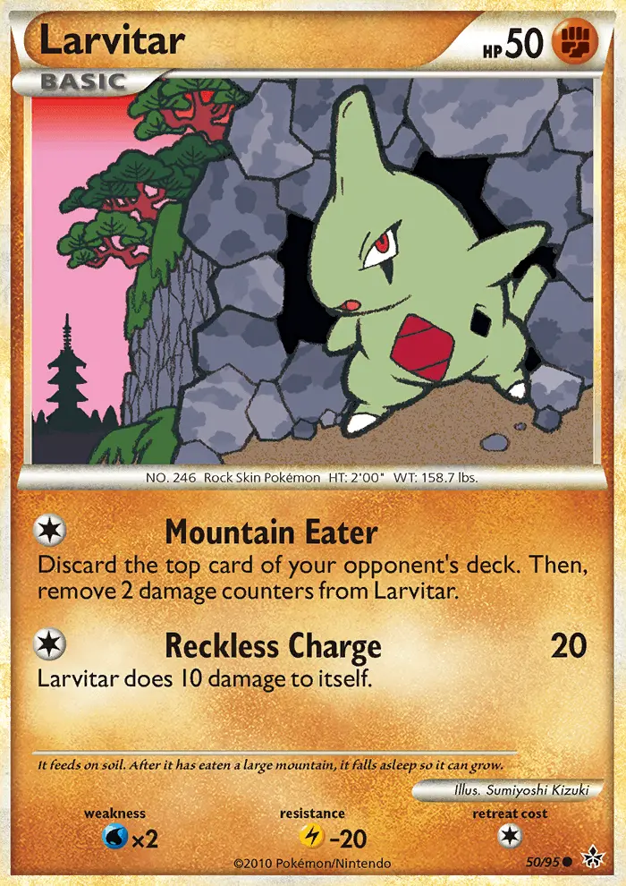 Larvitar, Unleashed #50