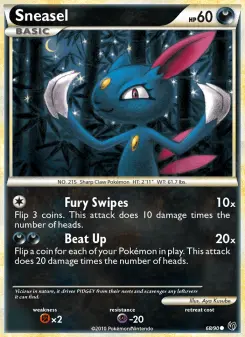 Sneasel, Undaunted #68/90