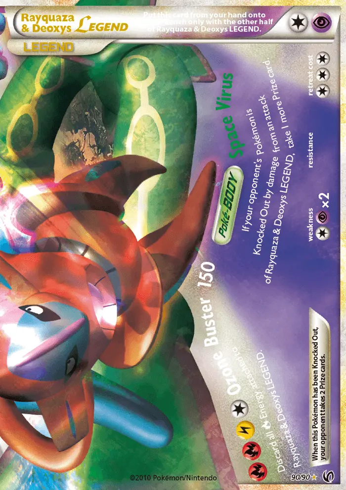 Rayquaza & Deoxys LEGEND, Undaunted #90