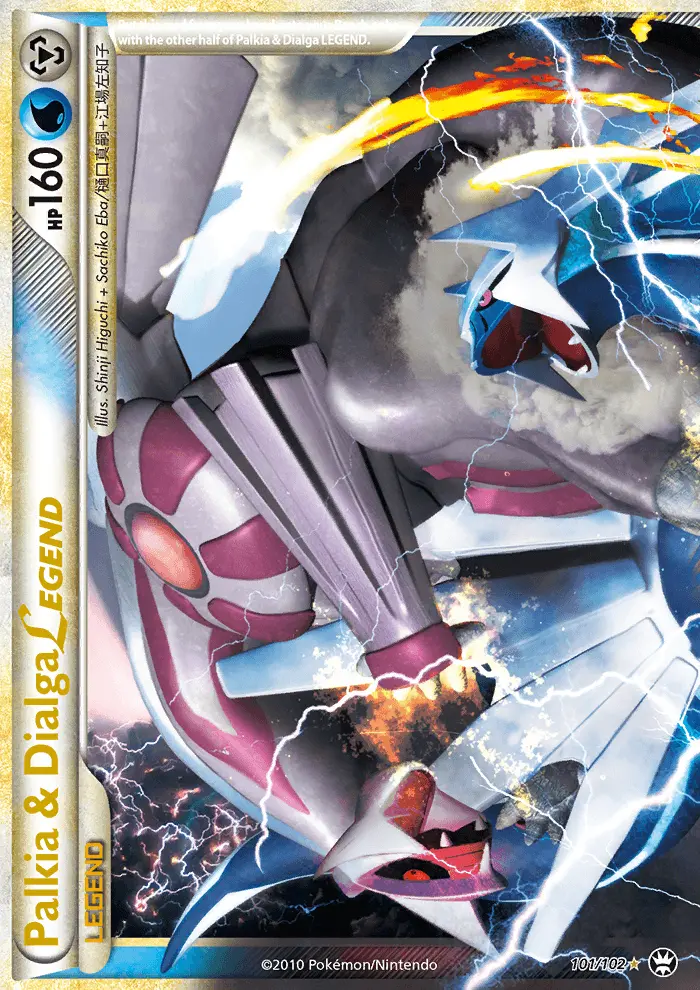 Palkia & Dialga LEGEND, Triumphant #101