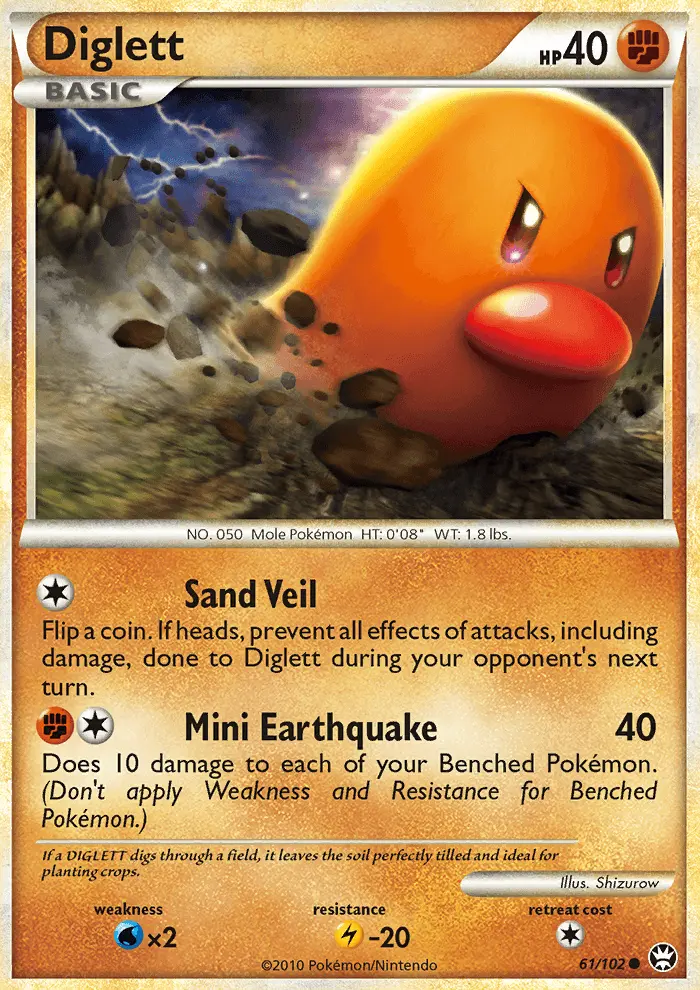 Diglett, Triumphant #61