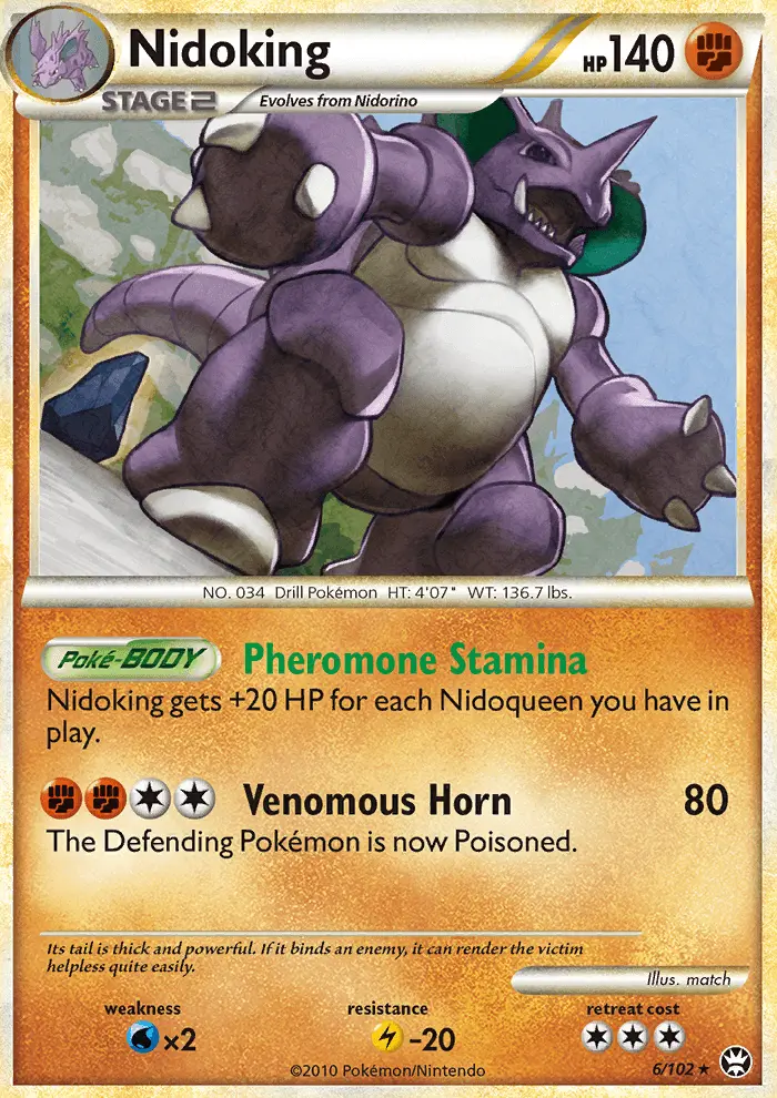 Nidoking, Triumphant #6