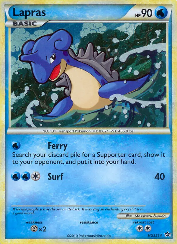 Lapras, HGSS Black Star Promos #HGSS14