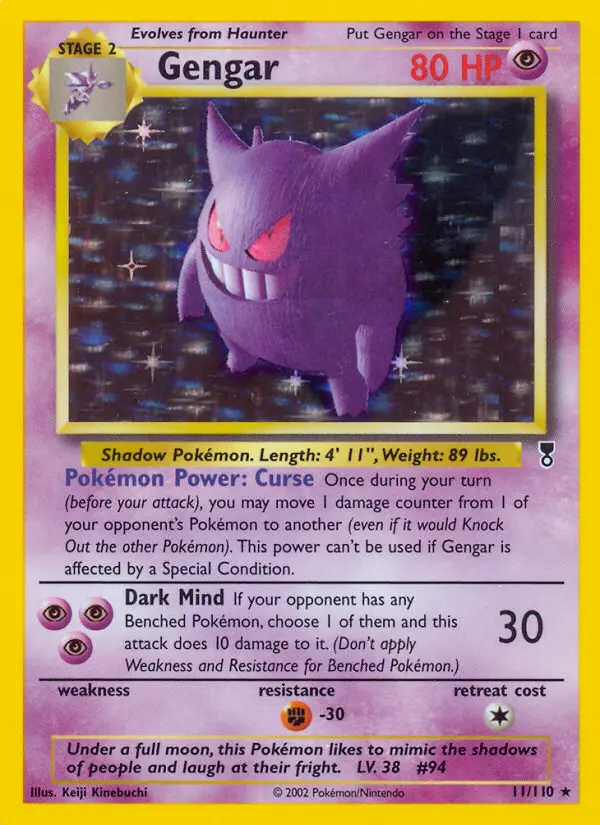 Gengar, Legendary Collection #11