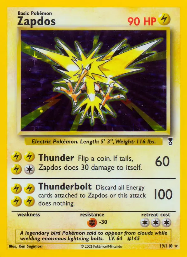 Zapdos, Legendary Collection #19