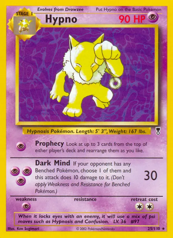 Hypno, Legendary Collection #25