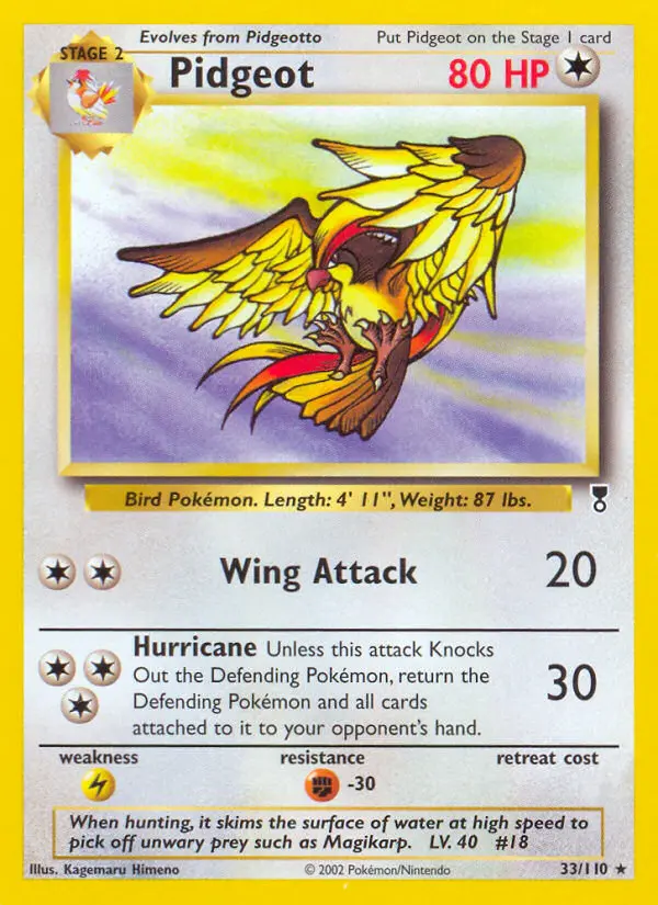 Pidgeot, Legendary Collection #33
