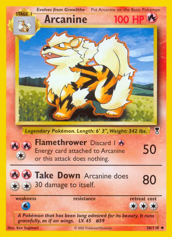 Arcanine, Legendary Collection #36